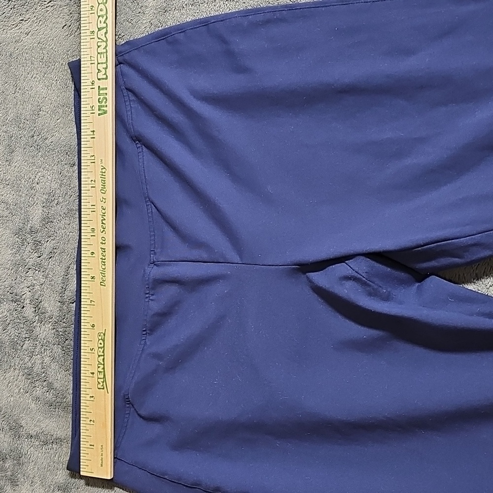 Zenergy By Chicos Athleisure Pull On Pants Elastic Waist Blue Size 2 US L - Picture 2 of 9